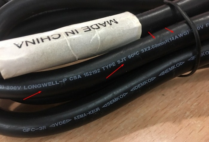 Dây Nguồn Máy Chủ Chính Hãng IBM Longwell LS-20 LS19 AC Power Cord 39M5388 IEC320 C19 To IEC320 C20 16A 250V 14AWG 3x2.08mm Length 2M