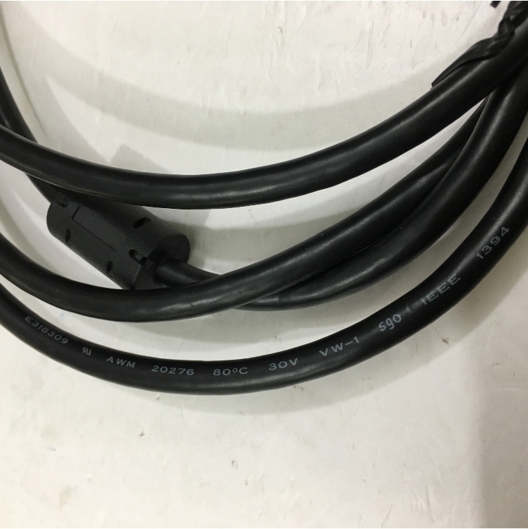 Cáp IEEE 1394b FireWire Cable 9 Pin to 9 Pin Hàng Chất Lượng Cao E318309 AWM STYLE 20276 80°C 30V VW-1 Tốc Độ Truyền Dữ Liệu Lên Tới 800Mb / giây Black Length 1.8M