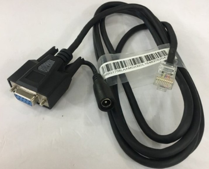 Cáp Kết Nối Máy Quét Datalogic QD2400 Cable RS232 to RJ50 10Pin Cable with DC Power For Datalogic Barcode Scanner Length 1.8M
