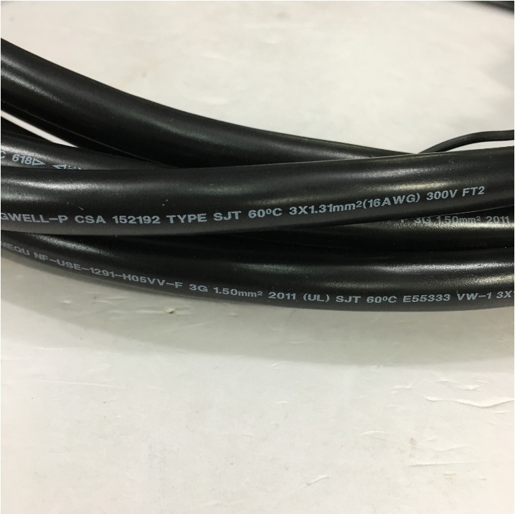 Dây Nguồn Máy Chủ LONGWELL LS-60 LS-14 AC Power Cord C13 to C14 13A 125V 3x1.31mm² 17AWG For UPS PDU APC ARES Eaton Emerson Và Server Rack Length 4M