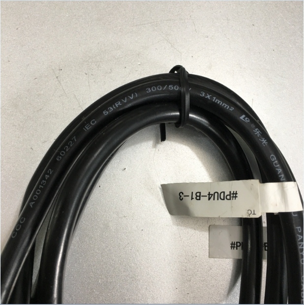 Dây Nguồn Máy Chủ Computer Server Cable Power Cord IEC C13 to C14 Guangzhou Panyu PD-032 PD-033 10A 250V 18AWG 3x1.0mm² For Rack Mount PDU UPS Length 1.5M