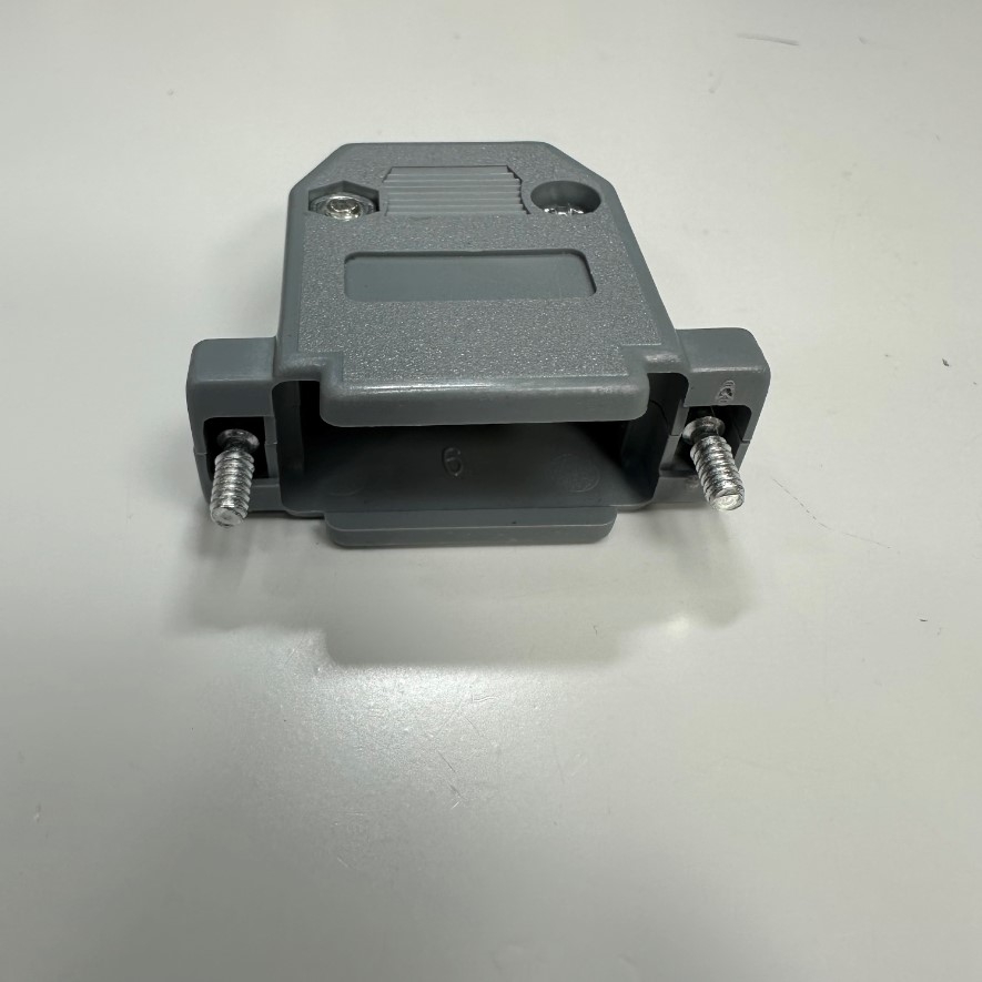 Đầu Jack DB26 26 Pin Male 3 Rows D-Sub Connector Plastic Hood Cover Backshell Solder Type Nickel 26 Way For Industrial Servo Motor, Interface I/O Control, Data Signal and Power Cable