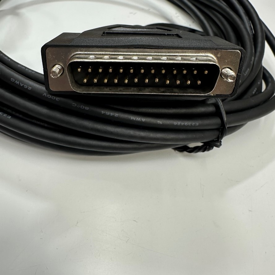 Cáp 7M 23.3ft DB25 Male to DB9 Female Shielded Cable RS-232C Communication For FANUC NC601A & CNC witch DNC Transfer/Computer Serial Data