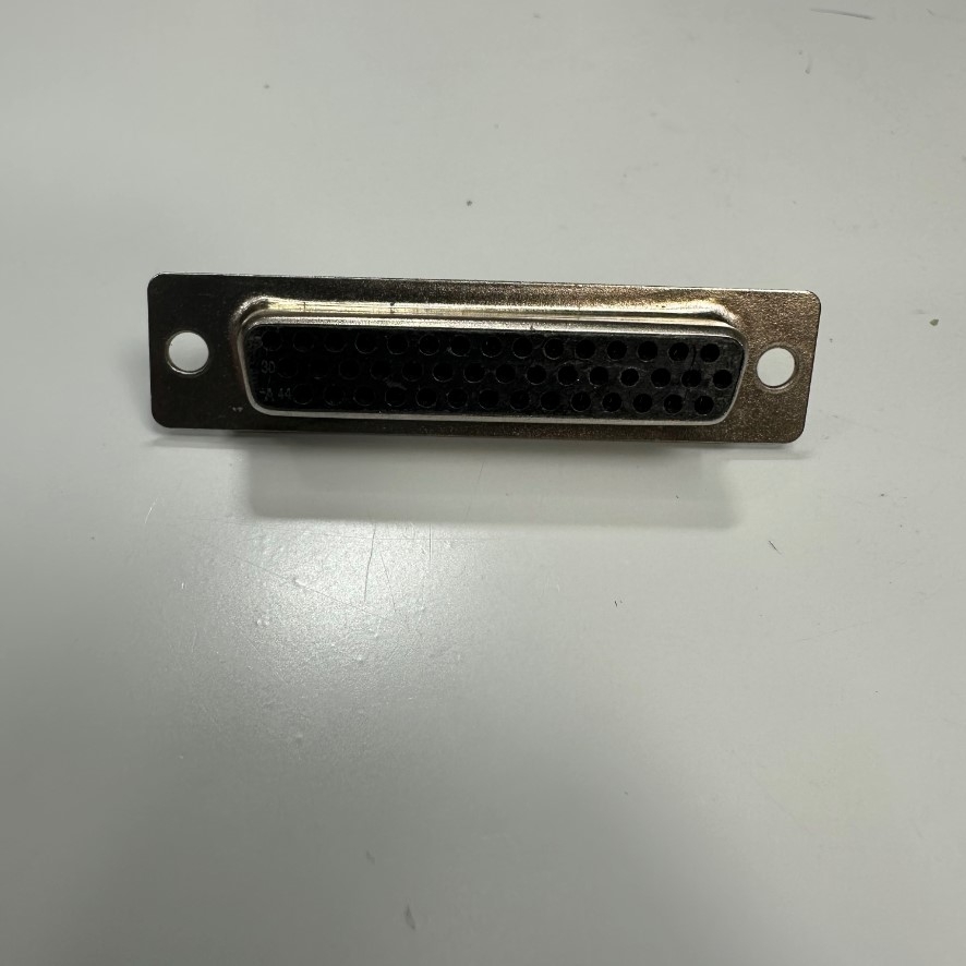 Đầu Jack DB44 44 Pin Female 3 Rows D-Sub Connector Plastic Hood Cover Backshell Solder Type Nickel 44 Way For Industrial Servo Motor, Interface I/O Control, Data Signal and Power Cable
