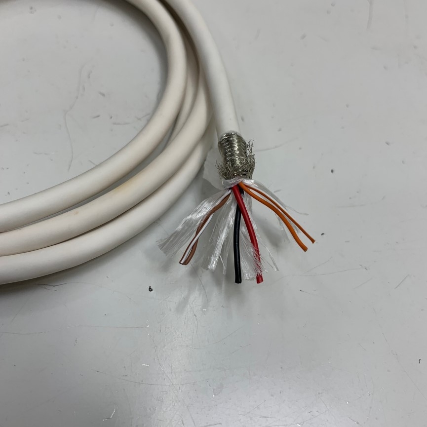 Cáp CEI MVA-50-3-X-3 Cable 6 Pin Female Straight Plug Hirose HR10A-7P-6S to Flying Leads 2.8 Meters
