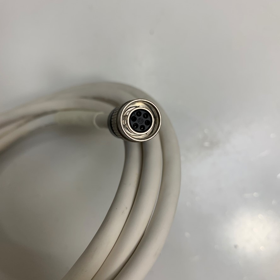 Cáp CEI MVA-50-3-X-3 Cable 6 Pin Female Straight Plug Hirose HR10A-7P-6S to Flying Leads 2.8 Meters