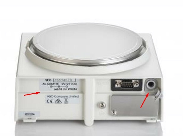 Adapter OEM AND A&D AX-TB294 SHENZHEN 12V 0.5A + ---C--- - Connector Size 5.5mm x 2.1mm For Cân Điện Tử AND W-FX-120i Precision Balances FZ-i FX-i Series