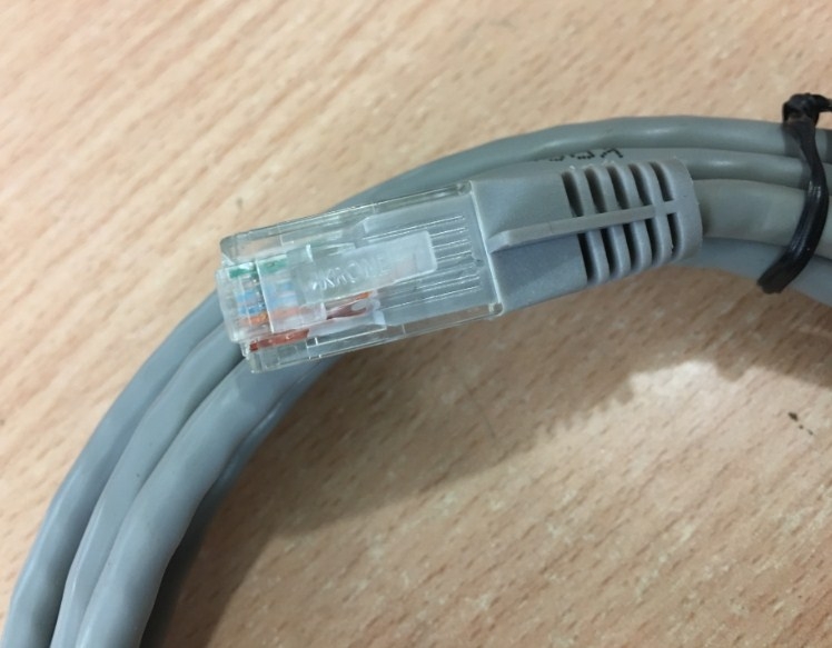 Dây Nhẩy Original Patch Cord Lan Network ADC Krone 6451 5 094-30 Cat5e UTP 8 Wire Full Straight-Through Cable Gray Supports 10/100/1000 Ethernet Length 3M