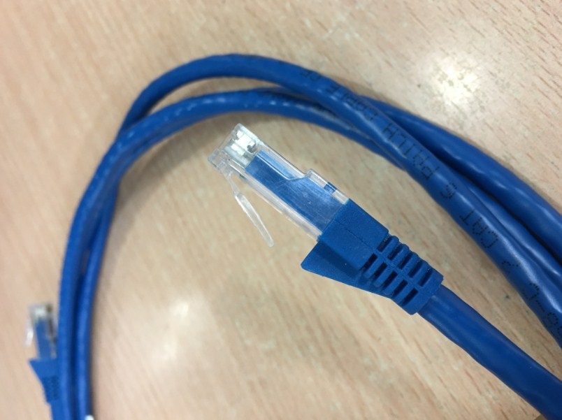 Dây Nhẩy ADC KRONE Cat6 RJ45 UTP Patch Cord Straight-Through Cable 6451 5 939-30B PVC Jacketed Blue Length 3M