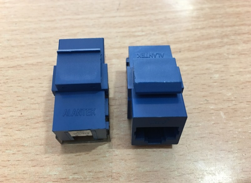 Nhân Mạng Alantek Cat5e 302-202LF1-00BU MODULAR JACK RJ45 CAT5E Blue Keystone