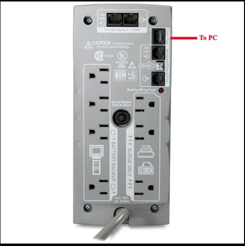 Cáp Kiểm Tra PowerChute Cable APC UPS APC AP9827 USB to RJ50 10pin Length 1.8M