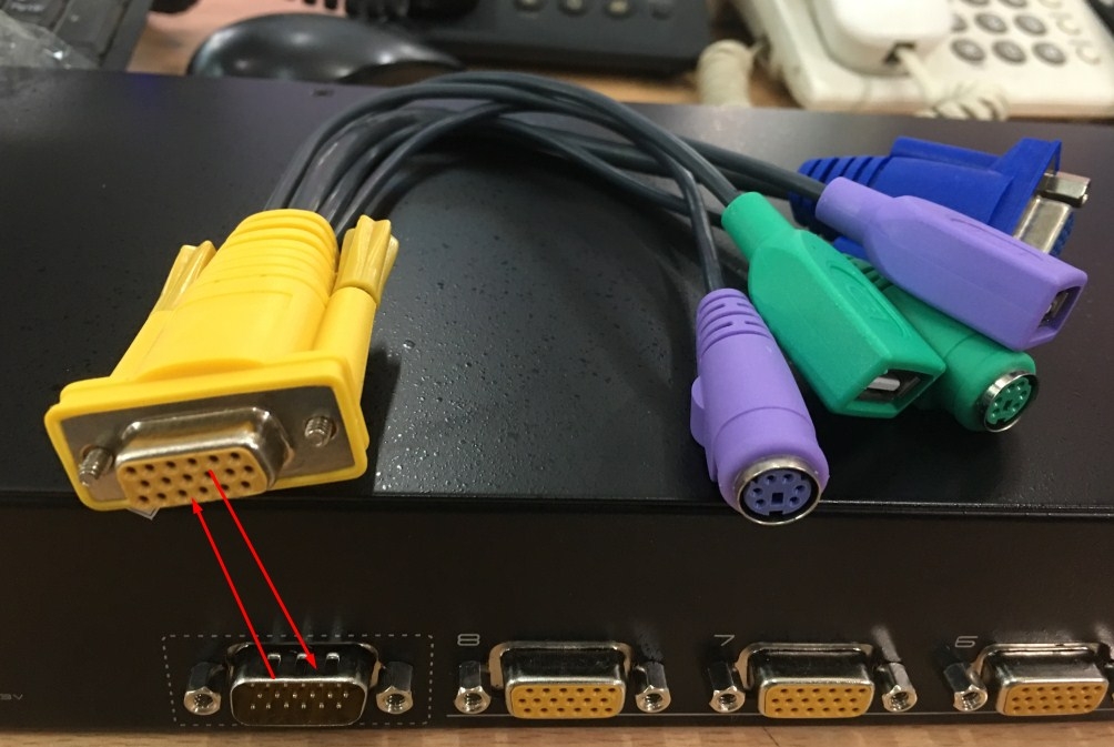 Bộ Chuyển Mạch KVM SWITCH ATEN CS1308- AI-E 8 Port VGA USB and PS2