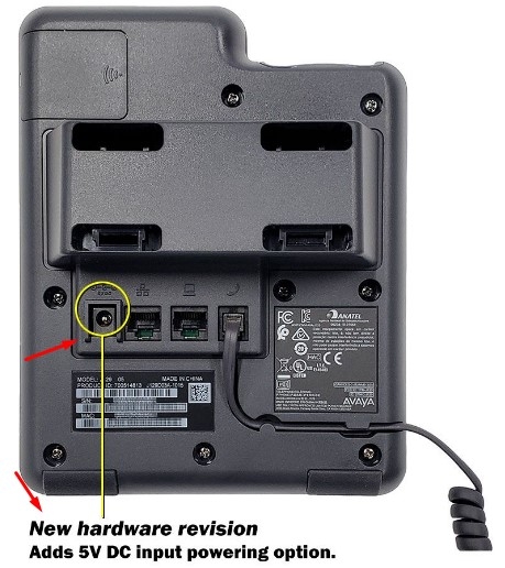 Adapter 5V 2A HOIOTO Connector Size 5.5mm x 2.5mm For Avaya 1600 IP Telephones Avaya 1616, 1603-I IP Phone, Avaya J139, J159, J169, J179