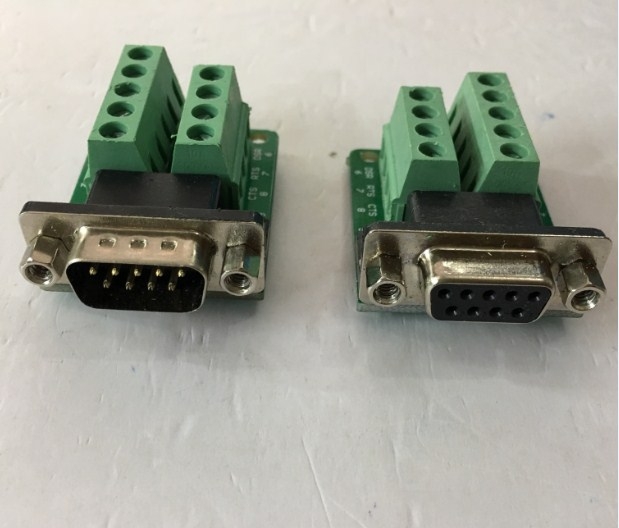 Bộ Rắc Đầu Nối Không Hàn Serial Interface BECKHOFF BC8150 RS485 RS232 Bus Terminal Controllers RS232 DB9 Female And RS232 DB9 Male