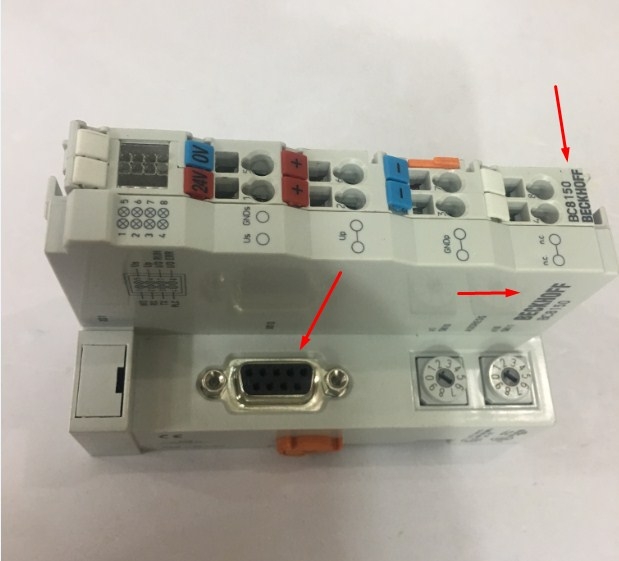 Bộ Rắc Đầu Nối Không Hàn Serial Interface BECKHOFF BC8150 RS485 RS232 Bus Terminal Controllers RS232 DB9 Female And RS232 DB9 Male