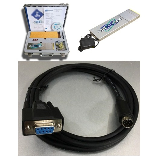Bộ Combo KIC Data Cable RS232 DB9 Female to Mini Din 8 Pin Male Và USB to RS232 Z-TEK ZE533A For SlimKIC 2000 KIC Thermal