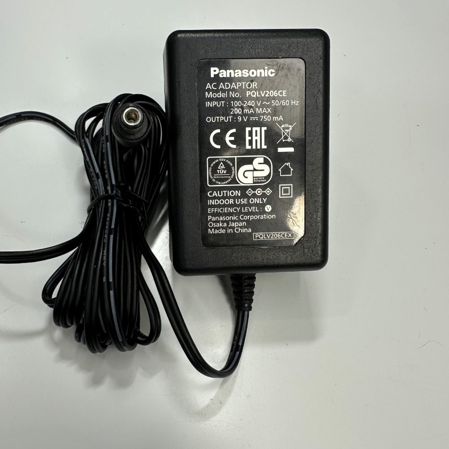Adapter 9V 750mA Panasonic EU Plug DC + C - Connector Tip Size 5.5mm x 2.1mm For Cân Điện Tử Balances AND FG Series Instruments Weighing