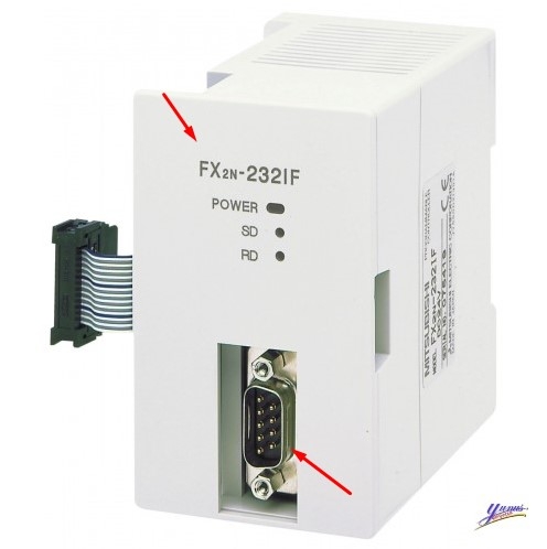 Cáp Lập Trình Communication Cable C3M5P09-D9F0-D9F0 3M Kết Nối HMI Autonics GP/LP Series Với PLC Mitsubishi FX1S FX1N FX2N RS232-BD Interface module Qua Giao Thức RS232C DB9 Female to DB9 Female Black Length 3M