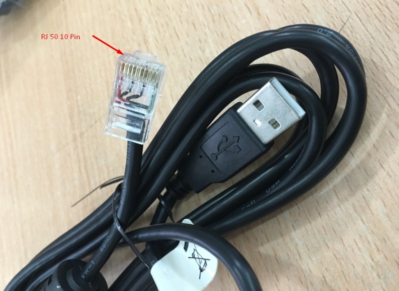 Cáp Điều Khiển Quản Lý Hoạt Động Của UPS Chính Hãng UPS APC PowerChute Personal Edition 940-0127B, 940-0127C and 940-0127E USB to RJ50 10Pin 10P10C male Length 1.8M
