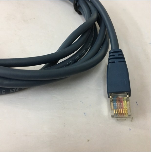 Cáp Kết Nối Cabo Serial V5-Aux Cable 19-04021299 Rj45 to Serial 232 DB25 Male DB9 Male length 3M