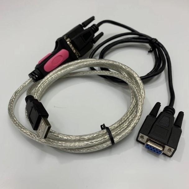 Combo Cáp Kết Cân Treo Điện Tử Wireless Digital Scale OCS-SZ-30 Với Máy Tính RS232 Cable DB9 Female to Female Dài 1M + USB to RS232 Z-Tek