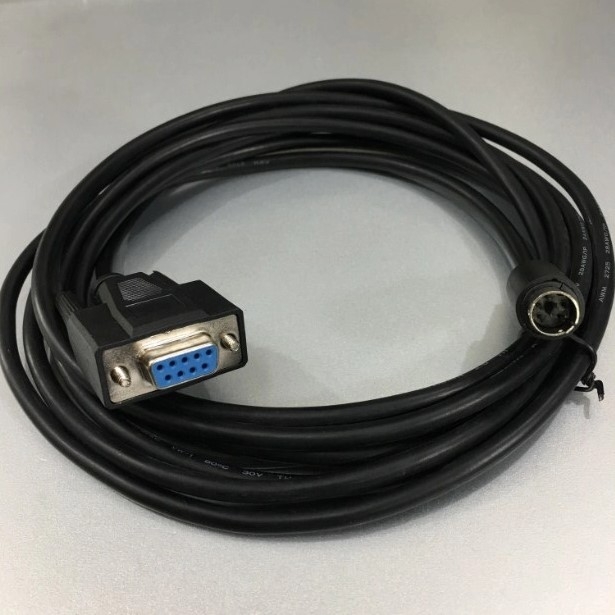 Cáp Lập Trình AFC8513 10ft Dài 3M Cable MD5M to DB9 Female For PLC Panasonic Nail FP0\FP2\FP-M\FP-X\FP-E\FP-G Series Connect Computer/HMI Có Chống Nhiễu Shielded