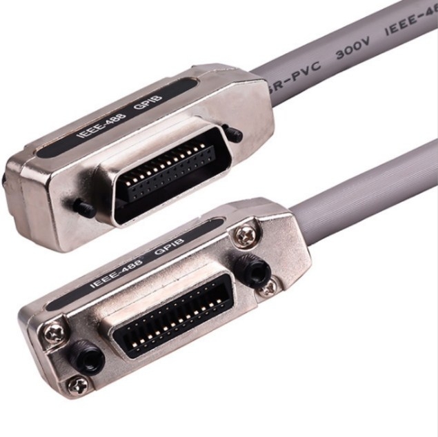 Cáp Dữ Liệu Điều Khiển Công Nghiệp Kết Nối Chuẩn IEEE-488 GPIB 24 Pin interface Cable Length 2M