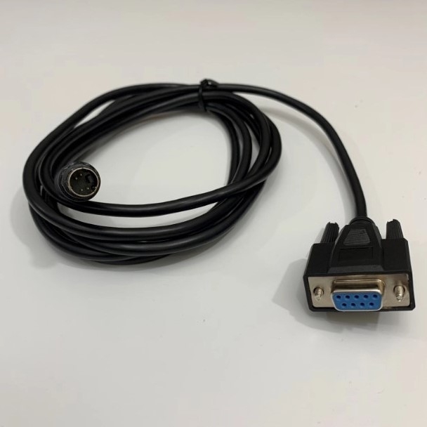 Cáp Lập Trình ACA20 Cable Kết Nối Màn Hình HMI Samkoon SK Series Với PLC Haiwell E/S/H Series Terminal is MD4M Cable RS232 Mini Din 4 Pin to DB9 Female Dài 2M Có Chống Nhiễu Shielded