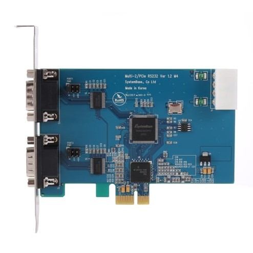 Card Serial Systembase Multi-2 Port PCIe RS232