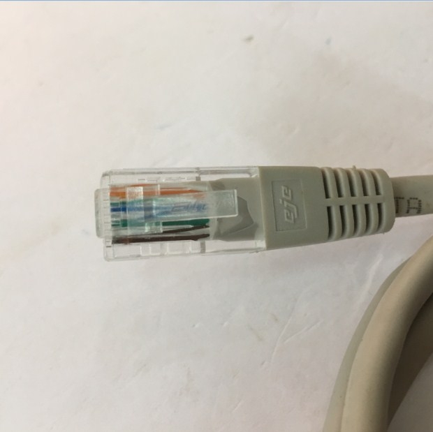 Dây Nhẩy Original Patch Cord Lan Network Cat5e EJE UTP 8 Wire Full Straight-Through Cable PVC Grey Supports 10/100/1000 Ethernet Length 1.2M
