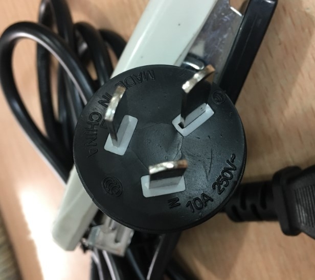 Dây Nguồn 3 Chân Dẹt Tam Giác CISCO CISH-37-1157-01 AC Power Cord Australia & China IEC60320 IEC C13 10A 250V 3X0.75mm Length 2.5M
