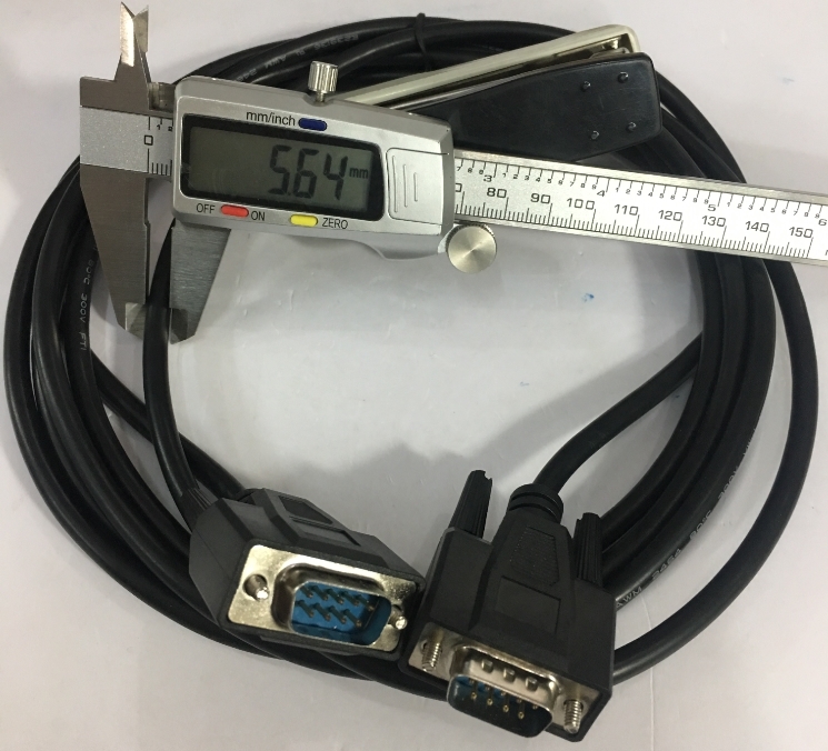 Cáp Lập Trình Connection to an AC-500 with the TK681 CP600-AC500 RS232 Communication Cable Kết Nối ABB HMI CP600 Series Với ABB AC500 PLC Qua Giao Thức RS232 DB9 Male to DB9 Male Black Length 3M