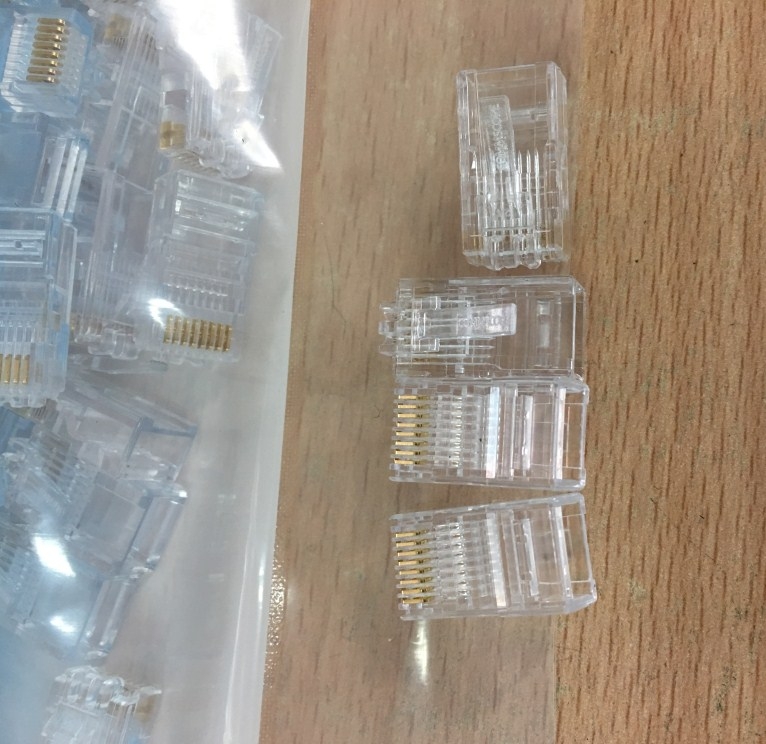 Đầu Bấm Mạng COMMSCOPE 6-569530-3 Conector RJ45 Modular Plug Cat5E UTP QTY 100 Pcs
