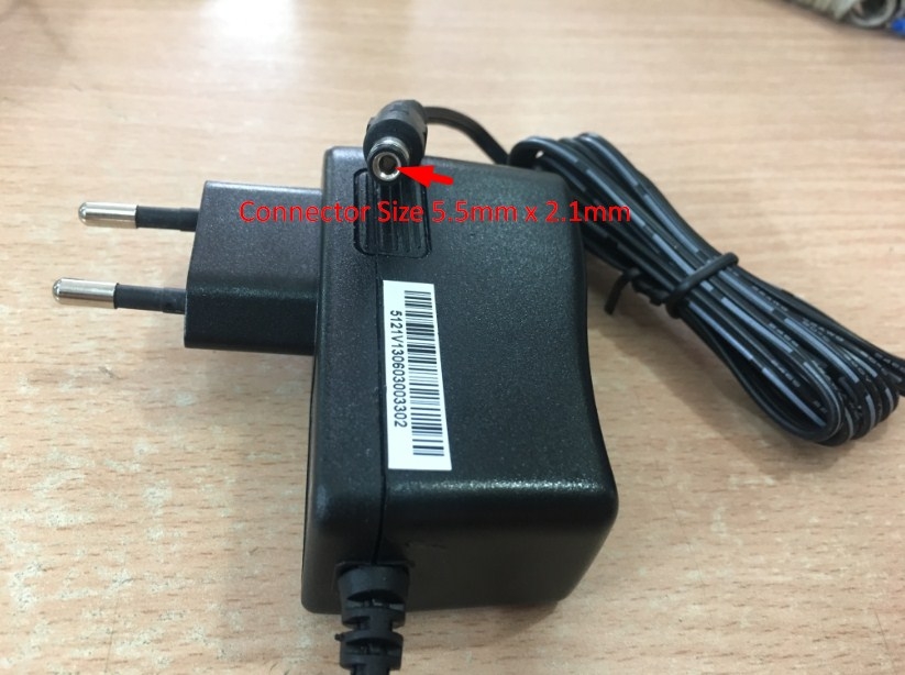 Adapter 5V 2.2A 11W MOSO XKD-C2200IC5.0-12W Connector Size 5.5mm x 2.1mm