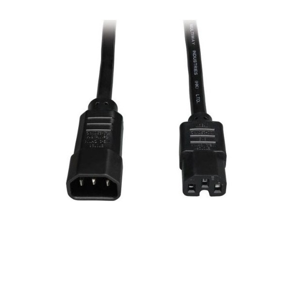Dây Nguồn Máy Chủ E-JUN IEC320 C14 to IEC320 C15 15A 250V 3x2.08mm² For PDU UPS And Cisco Router Juniper Networks Power Cord Cable Length 10M