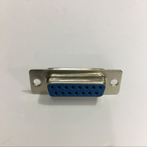 Đầu Rắc Hàn Cổng D-SUB 15 Chân Hai Hàng Âm DB15 Female 2 Row 15Pin Plug Wire Solder Connector