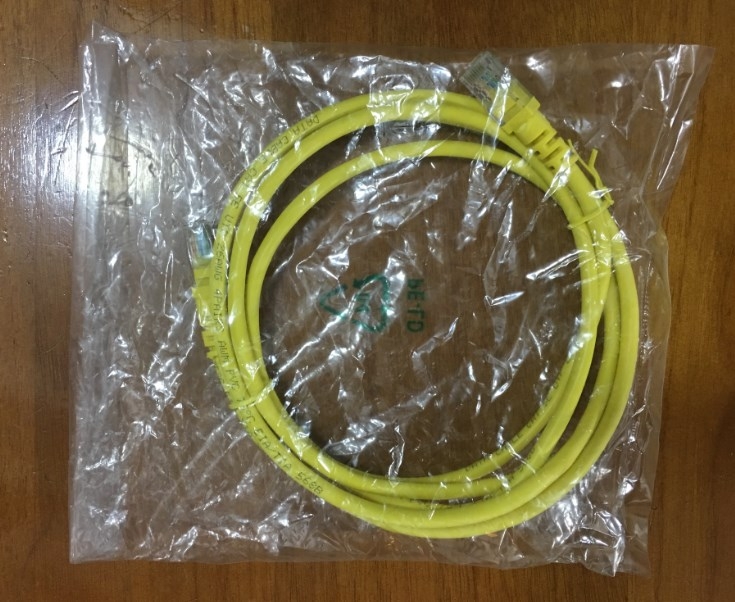Cáp Mạng Đúc DATA TK Alcatel-Lucent Cat5e UTP 8 Wire Full Straight-Through Cable Yellow Length 1.5M