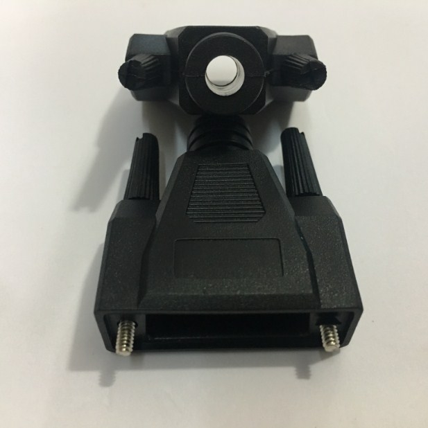 Vỏ Ốp Nhựa Đầu Hàn D-SUB 15 Chân Hai Hàng DB15 Female 2 Row 15Pin PVC Shell Connector Black