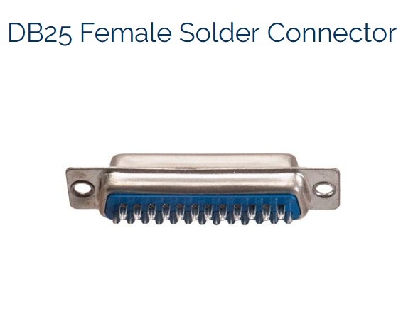 Đầu Rắc Hàn Cổng LPT 1284 Parallel 25 Chân Âm DB25 Female Solder Connector