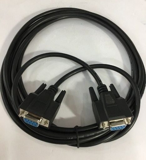 Cáp Lập Trình Communication Cable C3M5P09-D9F0-D9F0 3M Kết Nối HMI Autonics GP/LP Series Với PLC Mitsubishi FX1S FX1N FX2N RS232-BD Interface module Qua Giao Thức RS232C DB9 Female to DB9 Female Black Length 3M