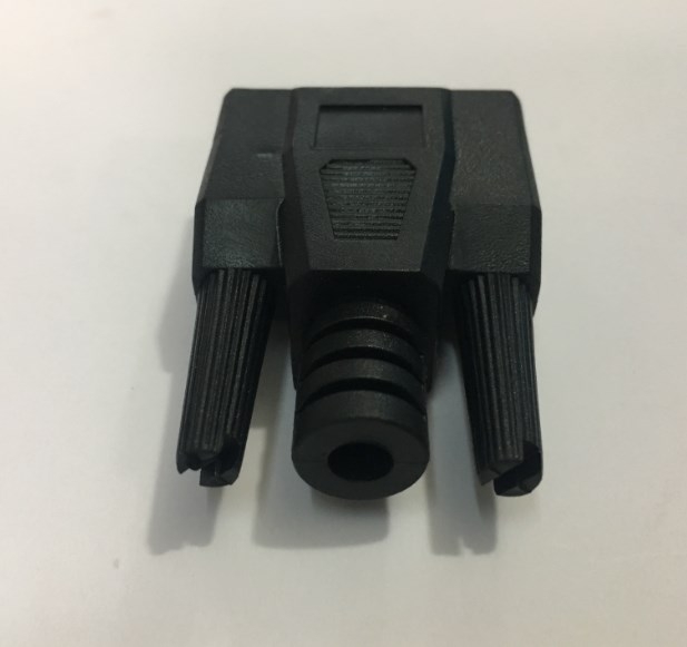 Vỏ Ốp Nhựa Đầu Hàn RS232 DB9 PVC Shell Connector Black