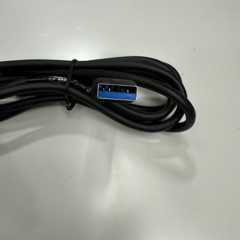 Cáp 1.8M 6ft USB 2.0 Male to M12 A-Code 4 Pin Male Connector Cable For Industrial Camera Extension Line M12 Adapter