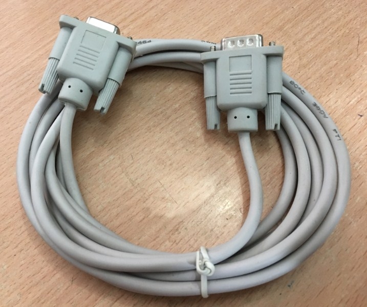Cáp RS232 Straight Through Serial Cable DB9 Male to DB9 Female DTE to DCE Connection Length 3M
