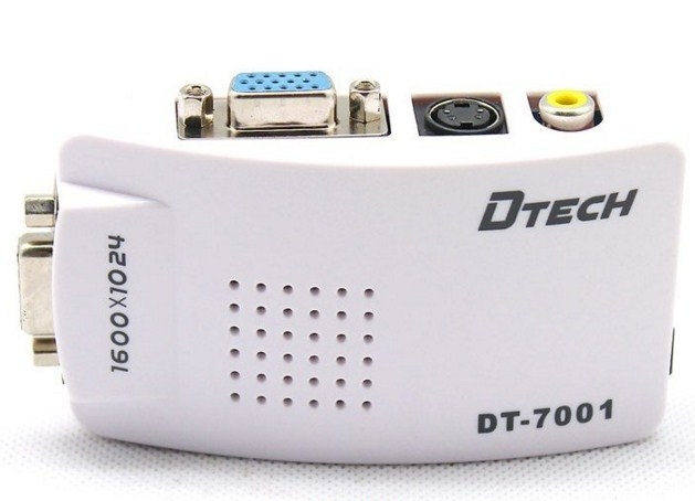 Bộ Chuyển PC to TV Dtech DT-7001 For Dùng Cho Đầu Ghi Camera DVR