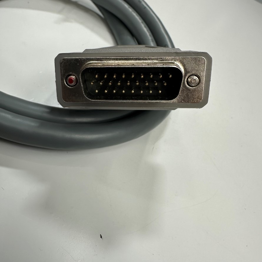 Cáp 0.8M 2.7ft 4025-L14R34-M9-100000035420 Cable J1 DB26 26 Pin Male to J2 MDR 26 Pin Male For Máy Kiểm Tra Quang Cọc Tự Động Jutze 2D 3D AOI Machine I. C. T PCBA Soldering Tester