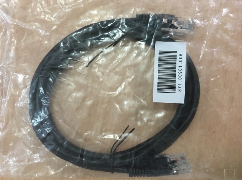 Cáp Mạng Đúc EEKSONG Cat5 UTP 4 Wire Straight-Through Cable Black Length 1M