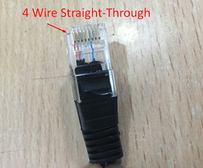 Cáp Mạng Đúc EEKSONG Cat5 UTP 4 Wire Straight-Through Cable Black Length 1M
