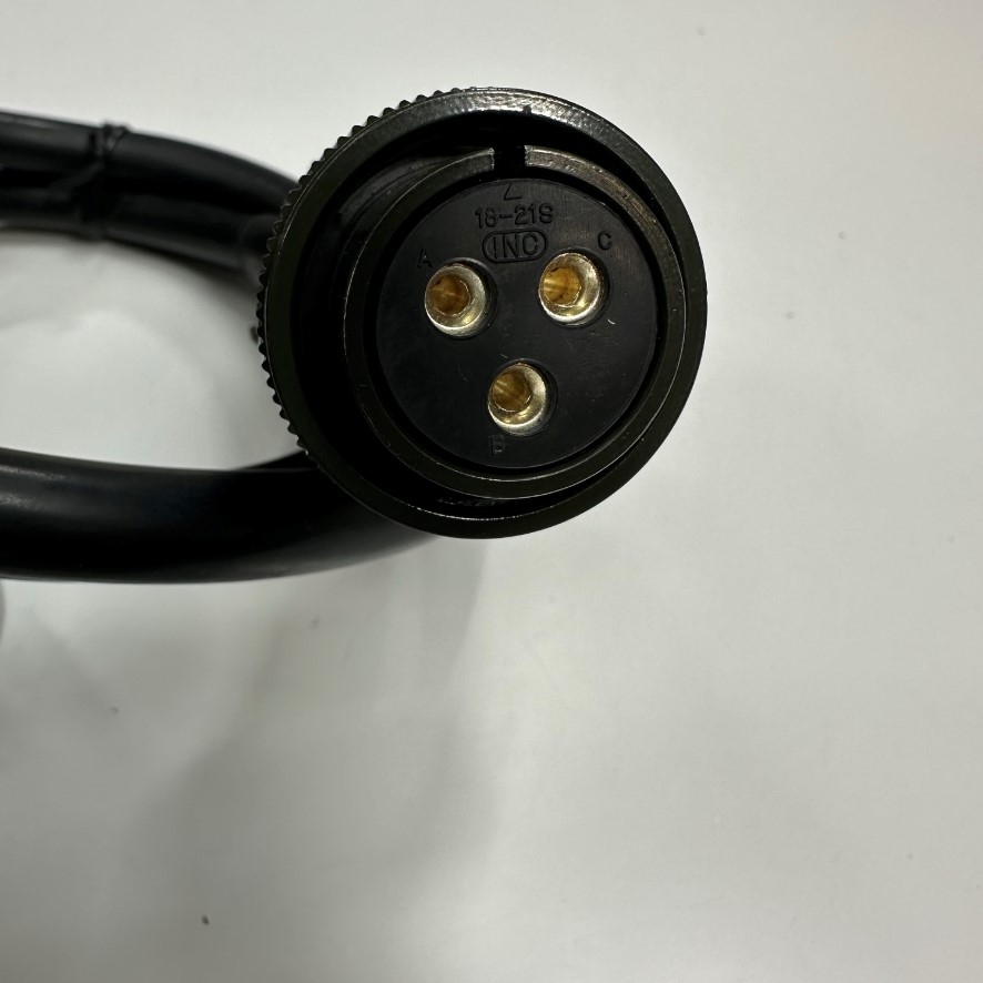 Cáp 1M Servo Power Cable Connector INC 18-21S 3 Pin Female to 3 Core Open End