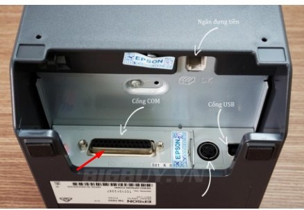 Cáp Kết Nối Máy In Epson TM-T82II Với Máy Chấm Công Cổng RS232 Serial DB25 Male to DB9 Male Length 5M