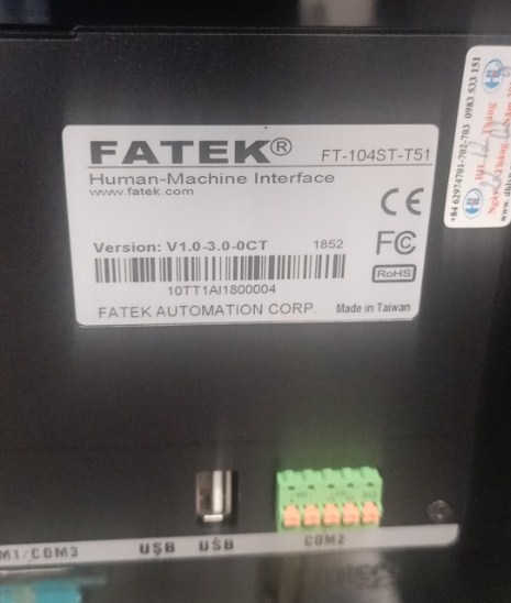 Cáp Lập Trình FATEK FBs Series PLC Port Connection to HMI/ FATEK/ FT Series COM 1 Port Cable Serial Communication Mini Din 4 Pin Male to RS232 DB9 Male Black length 1.5M